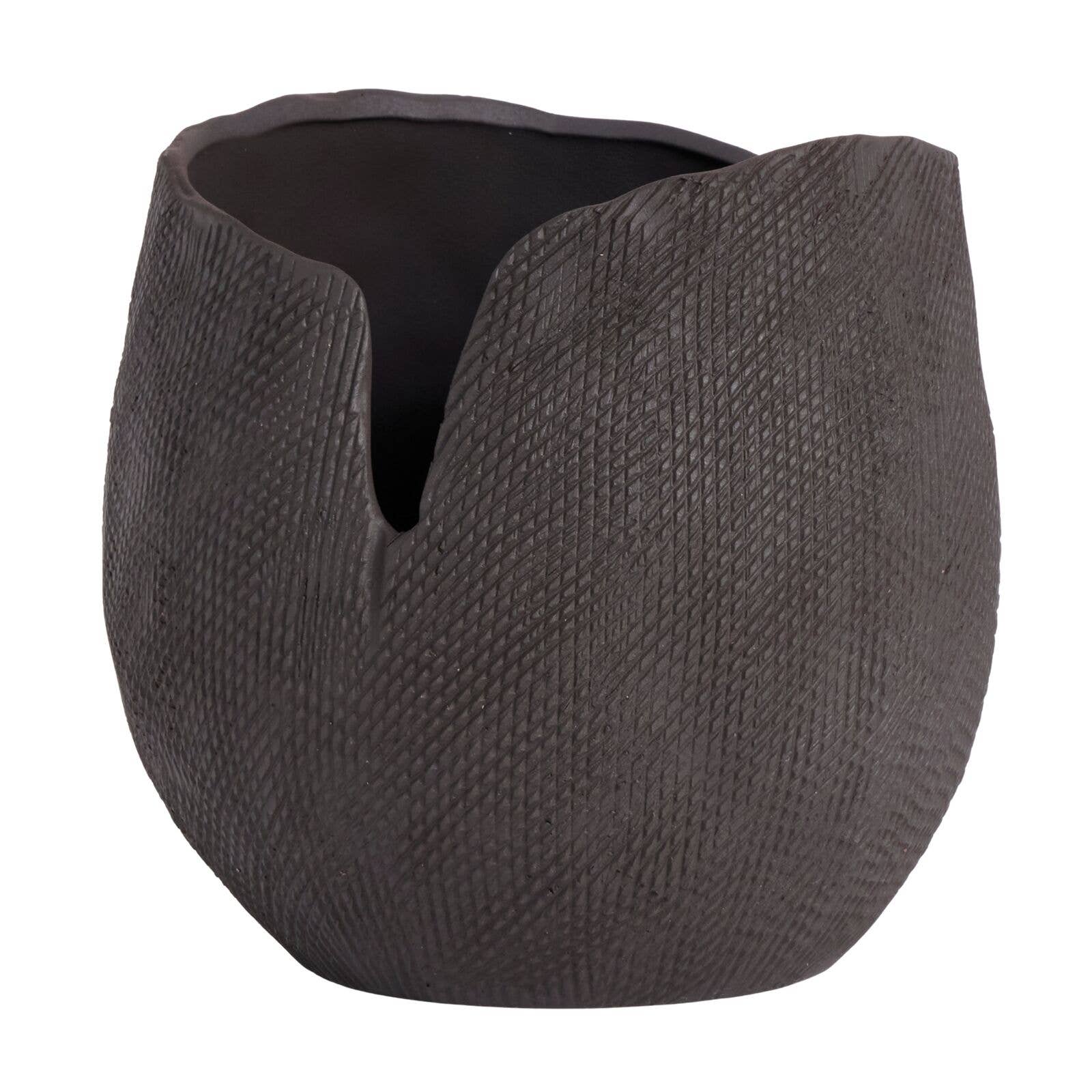 CLOVER Charcoal Vase 20cm