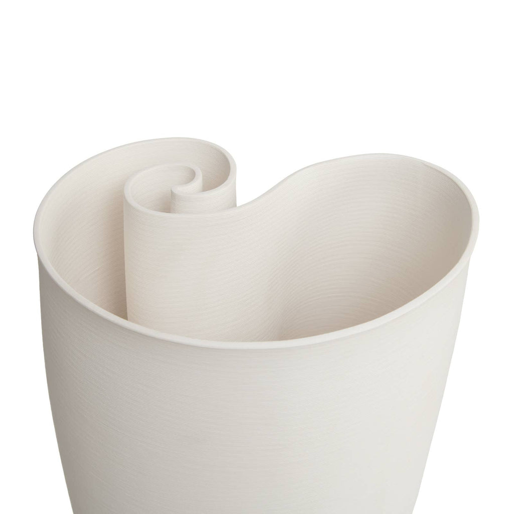 JADE White Vase 34cm