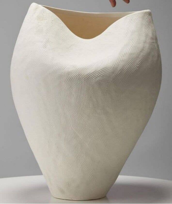 LEAH Vase White 43cm
