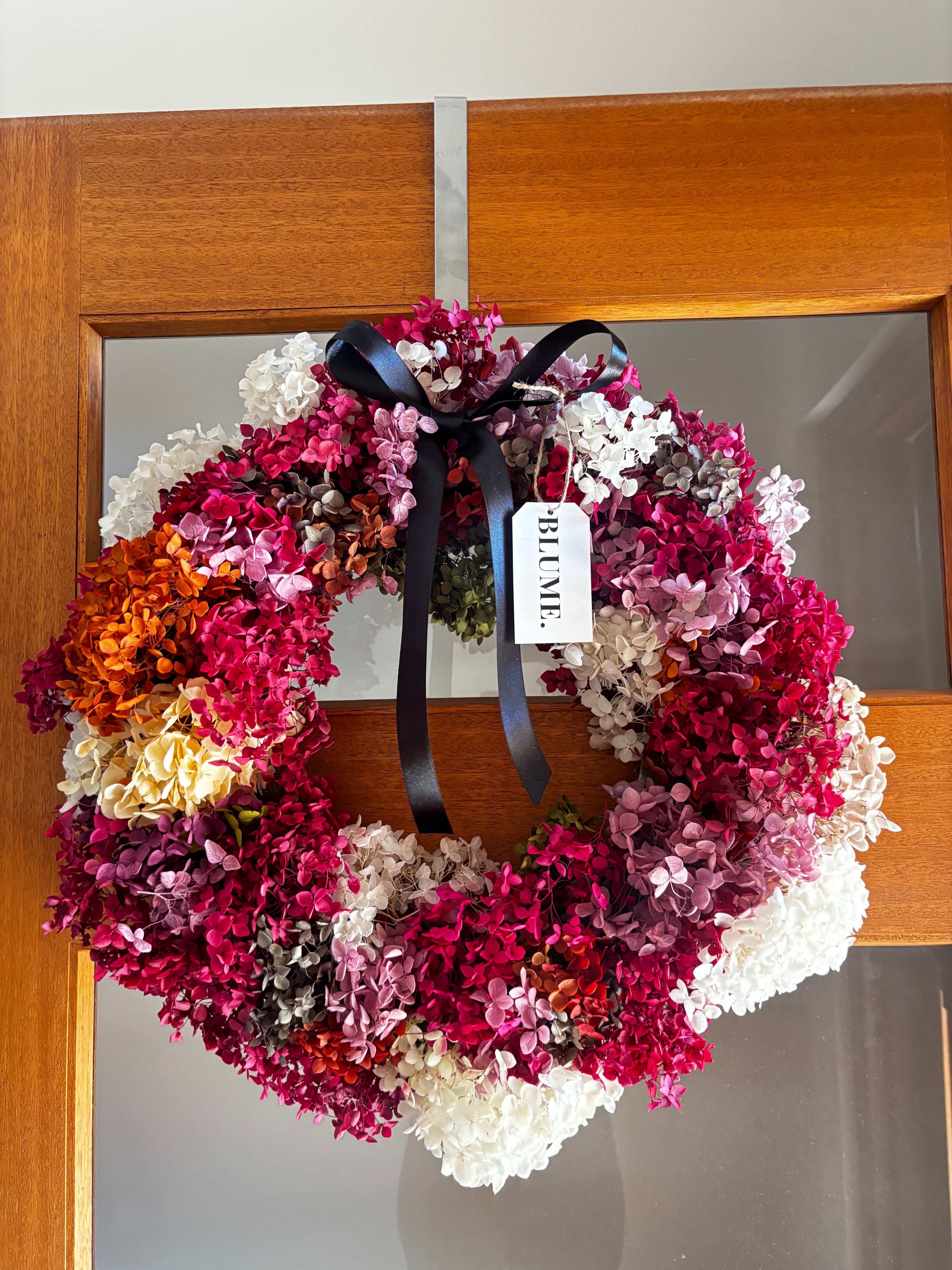 Rainbow Christmas Wreath