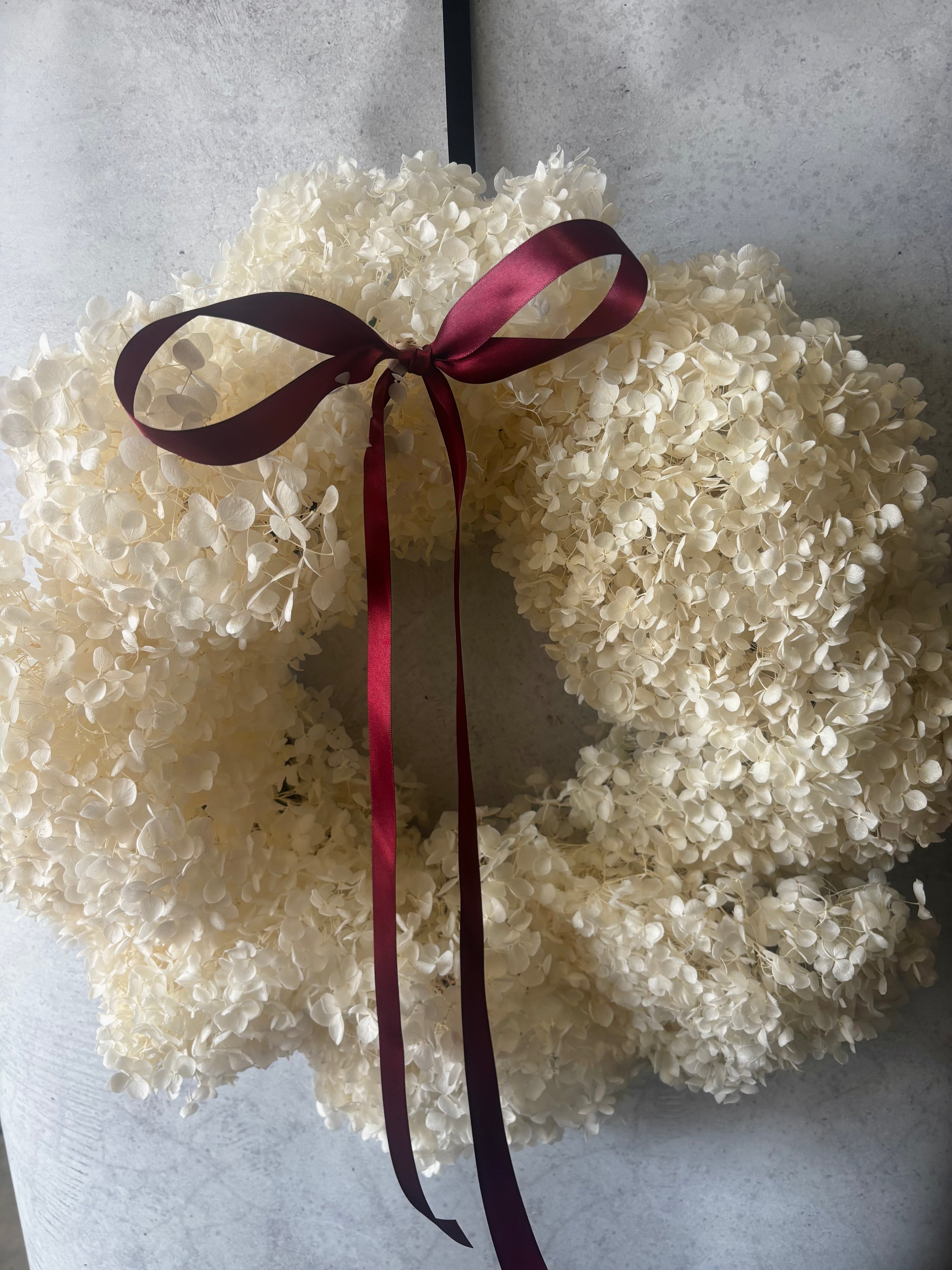 White Christmas Wreath