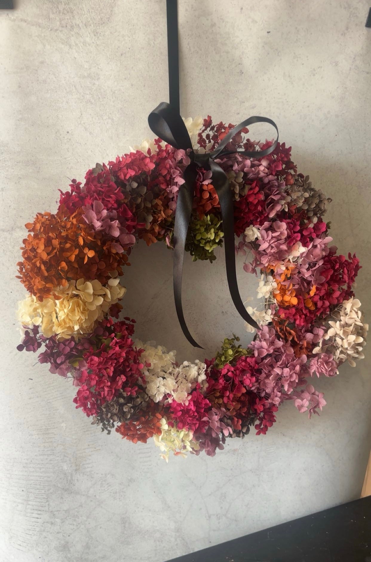 Rainbow Christmas Wreath