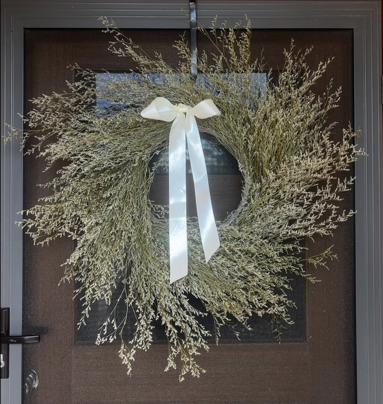 Dried Misty Christmas Wreath