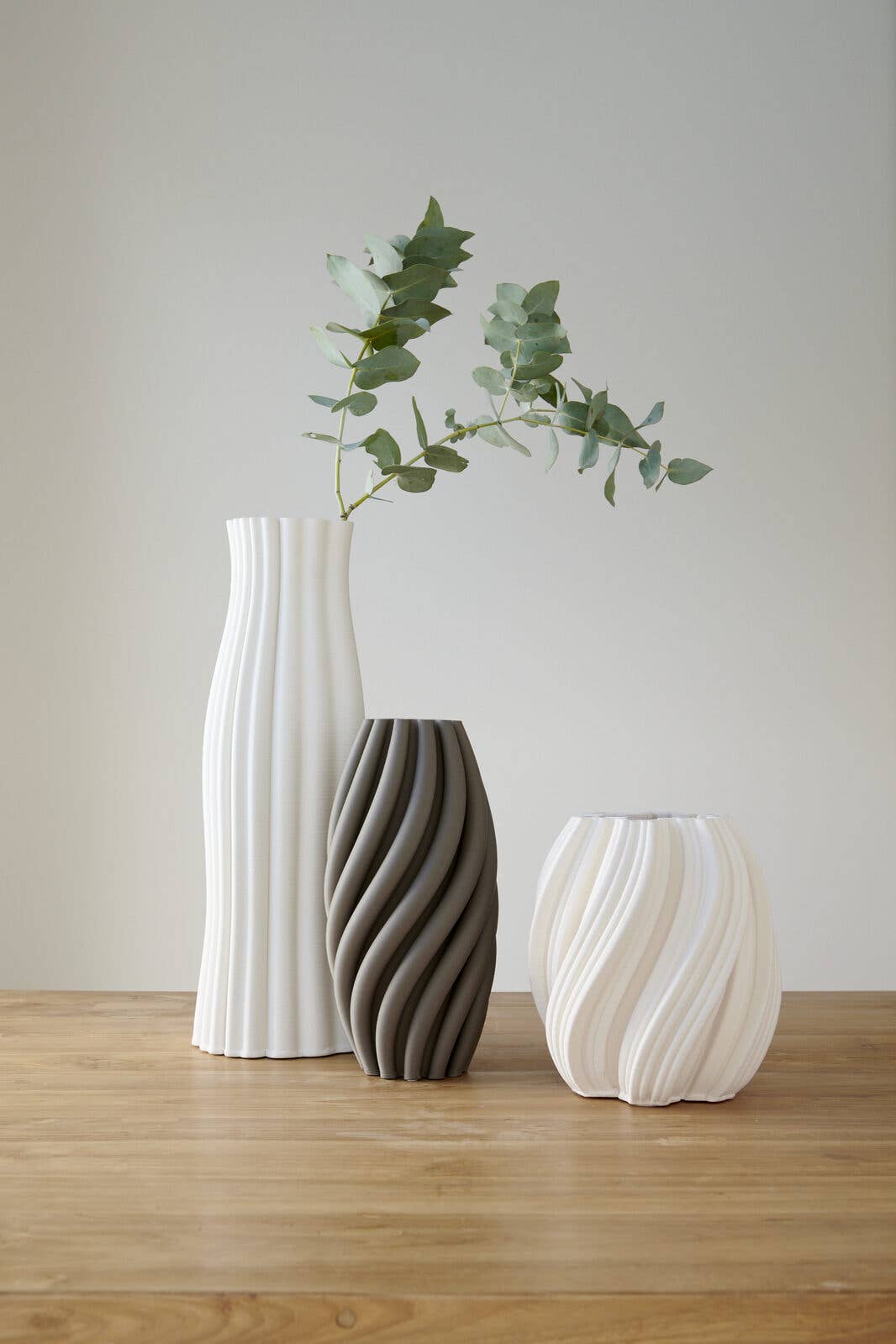 EMMA White Vase 21cm