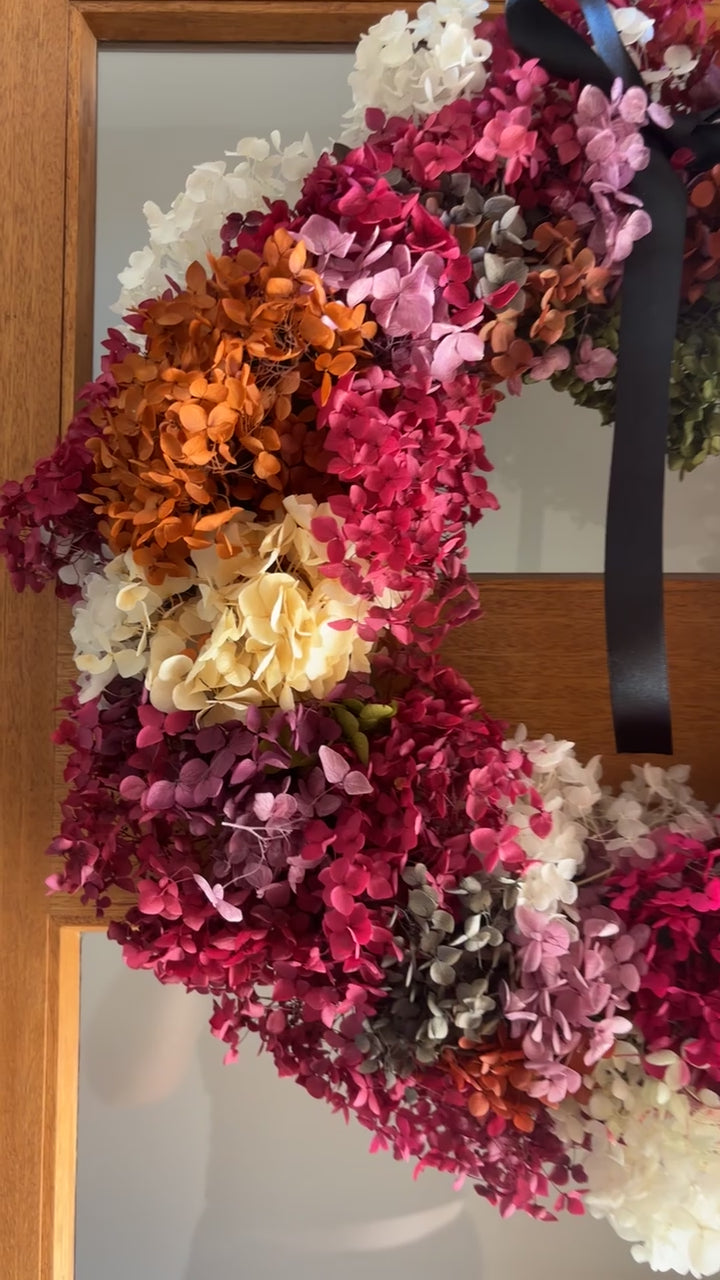 Rainbow Christmas Wreath