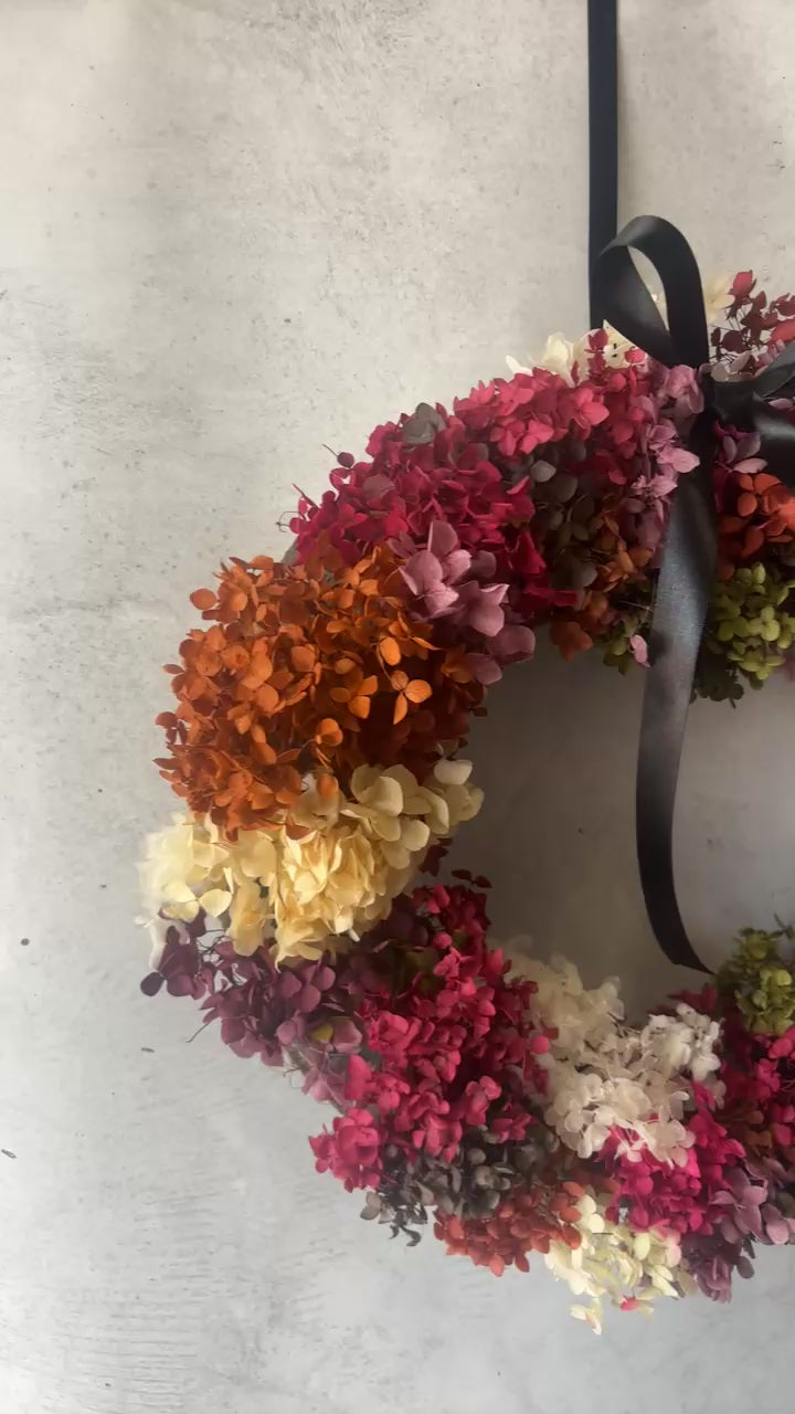 Rainbow Christmas Wreath